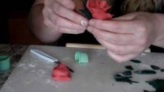 Make Marzipan Roses [upl. by Tillion41]