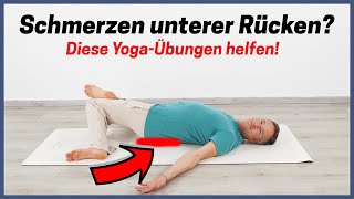 18 Minuten EINFACHE YogaÜbungen gegen Rückenschmerzen [upl. by Saerdna520]