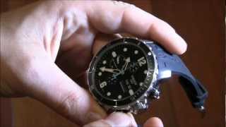 Tissot SeaStar 1000 Chronograph Valjoux Watch Review [upl. by Bowerman171]