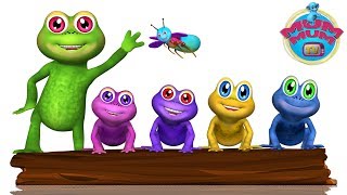 Five Little Speckled Frogs Song Lyrics  English Nursery Rhymes Songs for Kids  Mum Mum TV [upl. by Zrike]