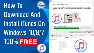 ✅ How To Download And Install iTunes On Windows 1087 100 Free  December 2020 [upl. by Reinnej43]