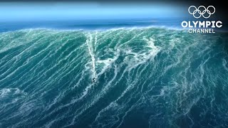 Are these the largest Waves ever surfed  Nazare 2020 The Beast Awakens [upl. by Leanor]