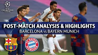 Barcelona vs Bayern Munich Post Match Analysis and Highlights  UCL on CBS Sports [upl. by Niuq]