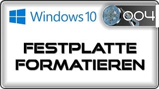 Festplatte formatieren HDD amp SSD  Windows [upl. by Soalokin]