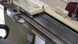 Knitting Machine Sample [upl. by Gwyn]