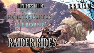 How to use Raider Rides  MHW Iceborne [upl. by Ellenig]