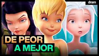 Las 7 PELICULAS de TINKERBELL de PEOR a MEJOR [upl. by Yrogreg165]