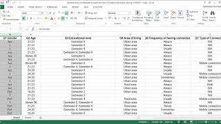 How to code a questionnaire on Google Forms using Excel and SPSS [upl. by Timus]