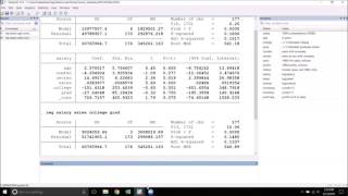 F Tests in Stata [upl. by Monaco240]