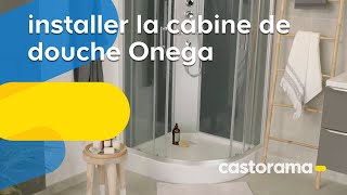 Comment installer la cabine de douche Onega Goodhome  Castorama [upl. by Annahpos]