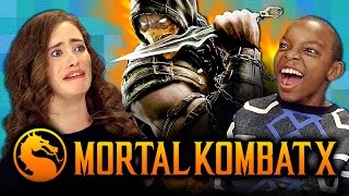 MORTAL KOMBAT X Teens React Gaming [upl. by Yllus107]