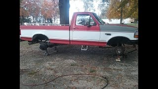 how to turn your truck into a dually part 1 [upl. by Suoicerpal820]