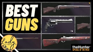 BEST WEAPONS GUIDE  My TEN MOST USED GUNS in COTW amp Why Hunter Call of the Wild [upl. by Ettenoitna]