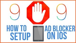 How To Setup Ad Blocker On iPhone and iPad  iOS9 Tutorial [upl. by Elledoj]