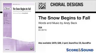 The Snow Begins to Fall by Andy Beck – Score amp Sound [upl. by Ahsienak9]