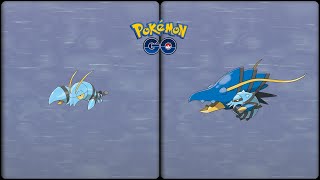 Pokemon GO Evolving Clauncher into Clawitzer [upl. by Halehs]