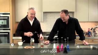 How to make a frappé coffee using an aerolatte milk frother [upl. by Traggat182]