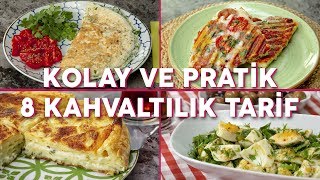 Kolay ve Pratik 8 Kahvaltılık Tarif Seç Beğen  Yemek Tarifleri [upl. by Edgar]