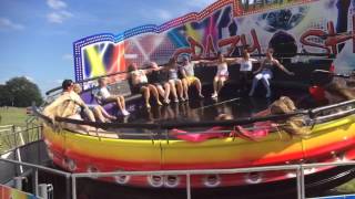 Tagada funfair ride at Newport Pagnell Carnival 2015 [upl. by Namajneb]