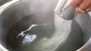 Thai Rice Flour Noodles Recipe [upl. by Enelram]