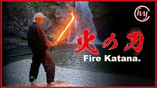 Make a Fire Katana Worlds first mechanismDIY  19 [upl. by Cully]