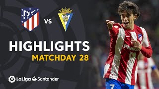 Resumen de Atlético de Madrid vs Cádiz CF 21 [upl. by Leigh]