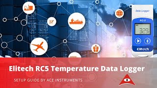 Elitech RC5 USB Temperature Data Logger [upl. by Runkle591]