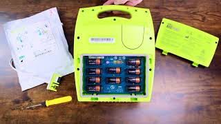 ZOLL AED Plus Battery Installation Guide  Cardio Partners [upl. by Pyne]