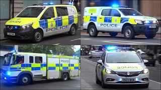 British Transport Police responding with siren and lights Compilation [upl. by Gregor]