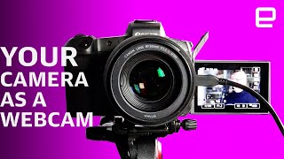 How to use your DSLR or mirrorless camera as a Zoom webcam athome [upl. by Atiker]