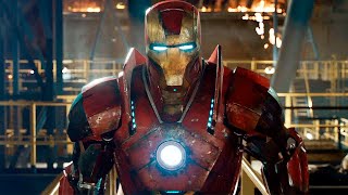 Iron Man vs Killian Final Battle  Mark 16 Mark 40 Suit Up  Iron Man 3 2013 Movie CLIP HD [upl. by Anaujik235]