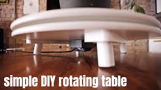 DIY rotating table  EASY [upl. by Muraida996]