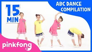 Lets Dance ABC  ABC Song  Compilation  Pinkfong Songs for Children [upl. by Ellehcyt]