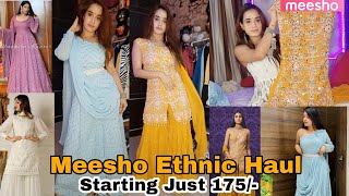 Meesho Ethnic Haul  Starting Just 175SuitsGown  Mansi Sharma [upl. by Finnigan]