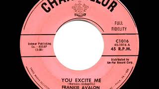 1958 HITS ARCHIVE You Excite Me  Frankie Avalon [upl. by Nilrah660]