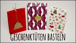 Geschenktüten selber basteln  Anleitung [upl. by Alessandro]