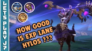 RIDICULOUS Hylos Exp Laner  Mobile Legends Gameplay 2024 [upl. by Aerdma762]