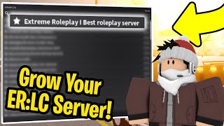 HOW TO grow your ERLC Private server  Liberty County Tutorial Roblox [upl. by Vey909]