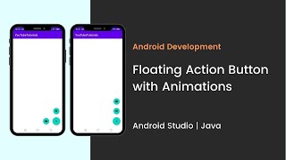 Android Floating Action Button with Animation  Android Studio  Java [upl. by Idissac]