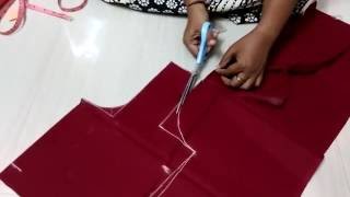 Blouse stitching in Tamil Part 1DIY Aishutte [upl. by Gnouhk]