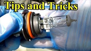 How to Replace a Headlight Bulb Tips and Tricks [upl. by Ihskaneem]