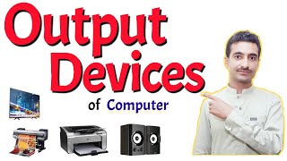 Output Devices of Computer اردو  हिंदी [upl. by Nnaeinahpets]