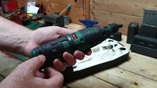 Parkside Lidl 12V Cordless Rotary Tool [upl. by Rycca]