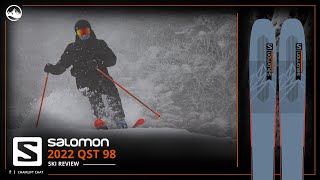 2022 Salomon QST 98 Ski Review with SkiEssentialscom [upl. by Selestina]