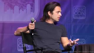 Sebastian Stan  Speaking Romanian to his Fans  Salt Lake Comic Con 2015 Eng Subtitles [upl. by Htrowslle]