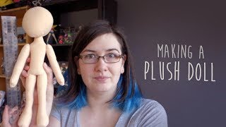 Making a plush doll  Part 1  the base [upl. by Brigette]