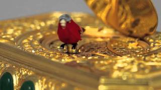 Singing Mechanical Bird Box  Antiques Video [upl. by Baoj345]