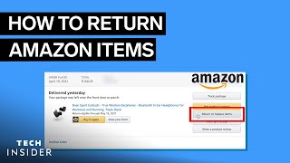 How To Return Amazon Items [upl. by Lleon]