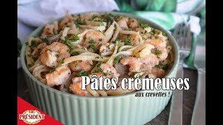 LGDK  Pâtes crémeuses aux crevettes [upl. by Nevai121]