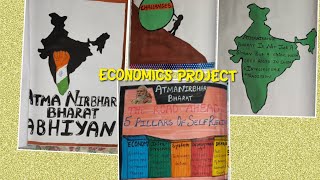 ECONOMICS project on atmanirbhar bharat abhiyan cbse class 12 [upl. by Beetner]